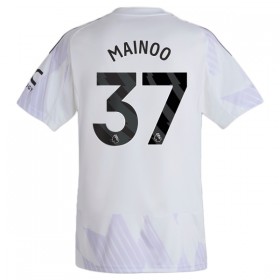 Levné Manchester United Mainoo 37 Venkovní Fotbalové dresy 2025-26 Krátký Rukáv